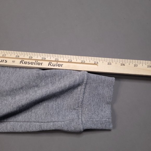 Karl Lagerfeld Big Logo Crew Neck Ribbed Sweatshirt Designer Preppy Large - Picture 8 of 9